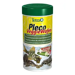 Сухий корм для акваріумних риб Tetra в пластинках Pleco Veggie Wafers 100 мл для травоїдних донних риб