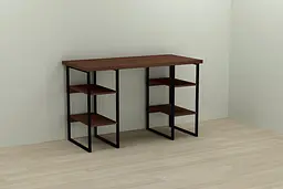 Комп'ютерний стіл Ferrum-decor Карен 75x140x60 чорний ДСП Венге 32мм (FRD-105846)
