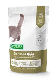 Сухий корм для стерилізованих котів та кішок Nature's Protection Sterilised, 400г