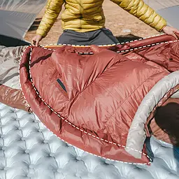 Спальний мішок із натуральним пухом Naturehike Snowbird CNK2550WS014 400 г L Коричневий - мініатюра 6
