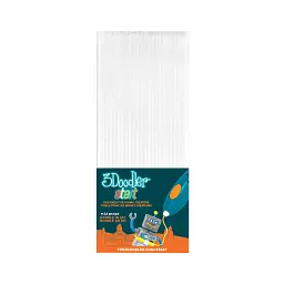 Стріж для 3D-ручки 3Doodler Start білі 24 шт (3DS-ECO01-WHITE-24)