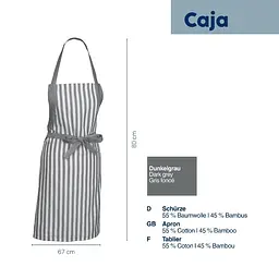 Фартух KELA Caja, темно-сірі, 80х67 см - мініатюра 3