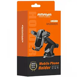 Автотримач Amaya APH-15 (center console) Black - мініатюра 2