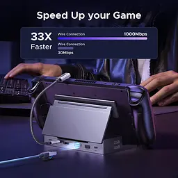 Док-станція UGREEN CM800 9in1 USB-C Output：1×DP, 1×USB-C, 3×USB-A, 1×RJ45, 1×SD Card Slot, 1×TF Card Slot Space Gray (UGR-55733) - мініатюра 7