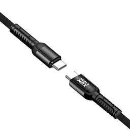 Кабель XON SmartCable Type-C - Type-C PD 65W 2м MaxCharge Чорний (SC202C6W2B 3562) - мініатюра 3