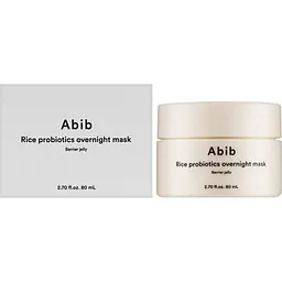 Маска для обличчя Abib Rice Probiotics Overnight Mask Barrier Jelly 80 мл (8809750460940) - мініатюра 2