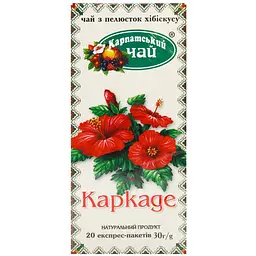 Чай Карпатський чай Хібіскус 1.5 г х 20 пакетів