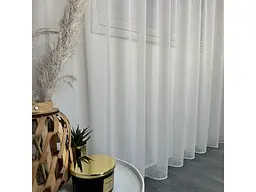 Тюль сітка бежева 400х270, тасьма ALBO pbe0052344 - мініатюра 10