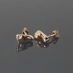 Дитячі золоті сережки гвоздики S-0055
