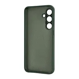 Чохол Silicone Case Samsung S24 FE (S721) Dark Green - мініатюра 2