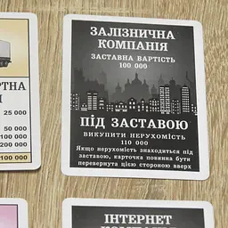 Настільна гра Artos Games Монополія Україна 30 карток на право власності (0734ATS) - мініатюра 5