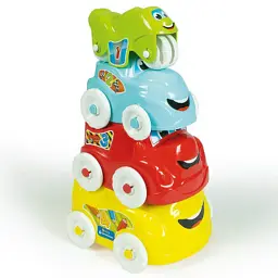 Розвиваюча іграшка Clementoni пірамідка Fun Vehicles (17111) - мініатюра 2
