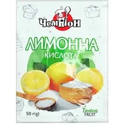 Лимонна кислота Чемпіон 50г