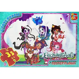 Дитячий пазл класичний Enchantimals EA201 постер 35 елементів