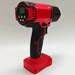 Для Milwaukee 18V Акумуляторний пістолет для гарячого повітря 60-540℃ Регульований бездротовий тепловий пістолет з 3 насадками - мініатюра 2