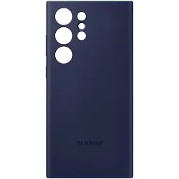 Чохол-накладка Samsung Silicone Cover для Samsung Galaxy S23 Ultra SM-S918 Navy (EF-PS918TNEGRU) - мініатюра 3