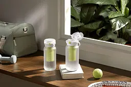 Спортивна пляшка Xiaomi Mijia Sports Water Bottle 1 л, біла, ударостійка з фільтром - мініатюра 7