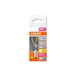 Лампочка Osram LED CL P60 DIM 6,5W/827 230V FIL E14 10x1 (4058075447875) - мініатюра 5