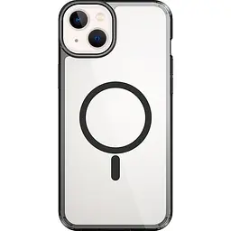 Чохол WiWU Magnetic Crystal Case для Apple iPhone 15 Transparent/Black [96955] - мініатюра 2