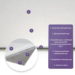 Самоклеюча стінова PET плитка 600х300х2мм SW-00001669 - мініатюра 2