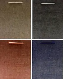 Подарунковий пакет картонний 27×33×11 см однотонний 12 шт. в упаковці (281387)