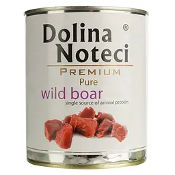 Вологий корм Dolina Noteci Premium Pure для собак схильних до алергії, з кабаном, 800 гр - мініатюра 3