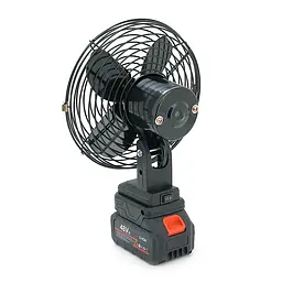 Вентилятор 6" YT46888, з Li-Ion акумулятором 48V, Black, Box 185х185 мм, 1,0 кг - мініатюра 3