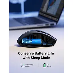 Бездротова миша UGREEN MU006 Ergonomic Wireless 90545 синя - мініатюра 7