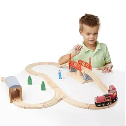 Дерев'яний набір Melissa&Doug Залізнична дорога (MD704) - мініатюра 4