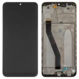 Дисплей для Xiaomi Redmi 8, Redmi 8A, чорний, без логотипу, з рамкою, High , M1908C3IC, M1908C3IG, M1908C3IH, MZB8458IN, M1908C3KG, M1908