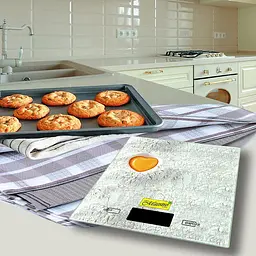 Кухонні електронні ваги Maestro MR 1803 для зважування продуктів з LCD-дисплеєм сенсорні до 5 кг - мініатюра 3