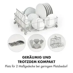Посудомийна машина Klarstein Amazonia Mini (10032678) - мініатюра 4