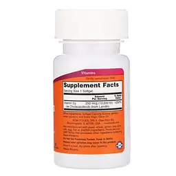 Вітамін D Vitamin D3 10 000 МЕ 120 рідких капсул NOW vit0006389 - мініатюра 2