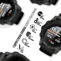 Плівка захисна Armorstandart Matte hydrogel Garmin Epix 2 47mm 6 pcs (ARM92006) - мініатюра 2