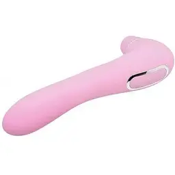 Вакуумний стимулятор з вібрацією Wooomy Smoooch Pink Clitoral Suction & Vibration 10х2 режимів - мініатюра 3