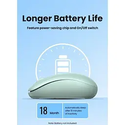 Мишка Ugreen MU105 Wireless Green (90672) - мініатюра 10