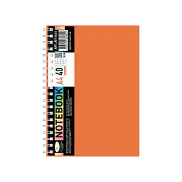 Блокнот А4 Апельсин АП-1501(Orange) 40 аркушів, пружина збоку