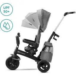 Триколісний велосипед Kinderkraft Easytwist Platinum Grey (KKRETWIGRY0000) - мініатюра 7