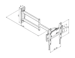 Кріплення ТВ поворотне Simpler 28ET 19-43 KSL teh0013011 - мініатюра 8