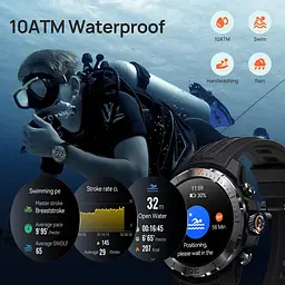 Mibro Смарт-часи GS Explorer 48мм, 1.32", 466x466, AMOLED, BT 5.3, Dual-band GPS, 10 ATM, пісочно-білий - мініатюра 8