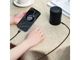 Адаптер Acefast J11 USB Type-C - аудио 3.5 мм 1 м Black (6974316285274) - мініатюра 4
