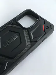 Оригінальний протиударний чохол UAG Monarch для iPhone 16 Pro Max (6.9") Carbon Fiber Red 1144911F4242 - мініатюра 6