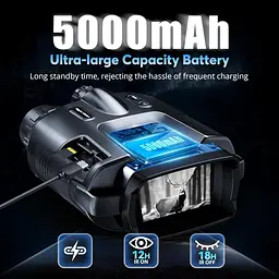 Бінокль нічного бачення 4K 3-дюймовий HD з 8-кратним цифровим зумом - мініатюра 3