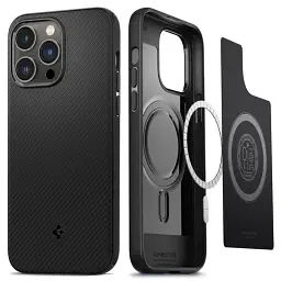 Чохол-накладка Spigen Mag Armor MagFit для Apple iPhone 14 Pro Matte Black (ACS04989) - мініатюра 4