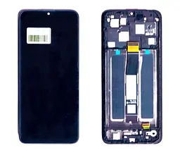 Дисплей Xiaomi Redmi 12C/ Redmi 11A/ Poco C55 чорний + рамка