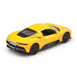 Автомодель TechnoDrive Maserati MC20, 1:32, жовта (250340U) - мініатюра 7