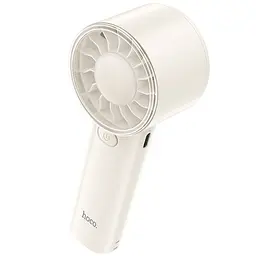 Портативний вентилятор Hoco HX600 handheld folding fan 1200 mAh White - мініатюра 3