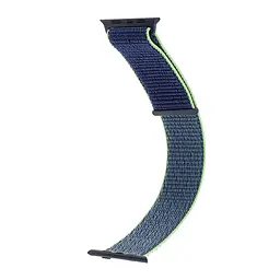 Ремінець Nylon Apple Watch 42/44/45/46/49 mm Lime Blue