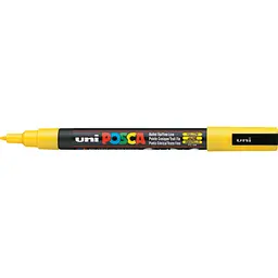 Маркер Uni Posca жовтий 0.9-1.3 мм (PC-3M.Yellow)
