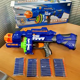 Бластер Blaze Storm на батарейках з м'якими кулями - мініатюра 9